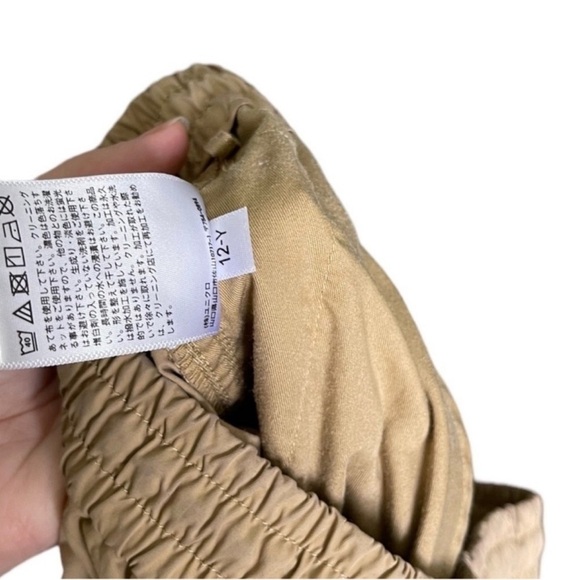 UNIQLO × JW ANDERSON JWA Cargo Jogger Pants Tan Beige 100% Nylon Women's Size L - Picture 14 of 14
